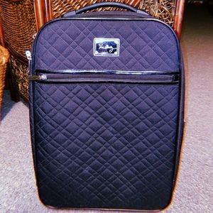 Vera Bradley Black carry-on size suitcase